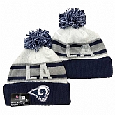 Los Angeles Rams Team Logo Knit Hat YD (1),baseball caps,new era cap wholesale,wholesale hats
